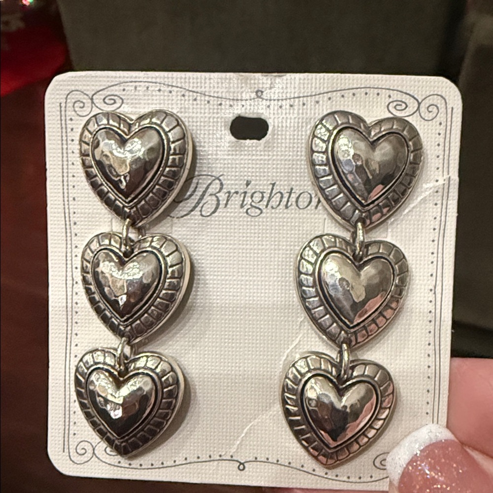 💙🆕💙Brighton Big Sky Heart Earrings